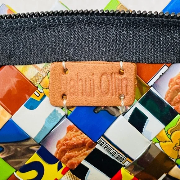 Nahui Ollin | Women's Candy Wrapper Clutch - Picture 11 of 15